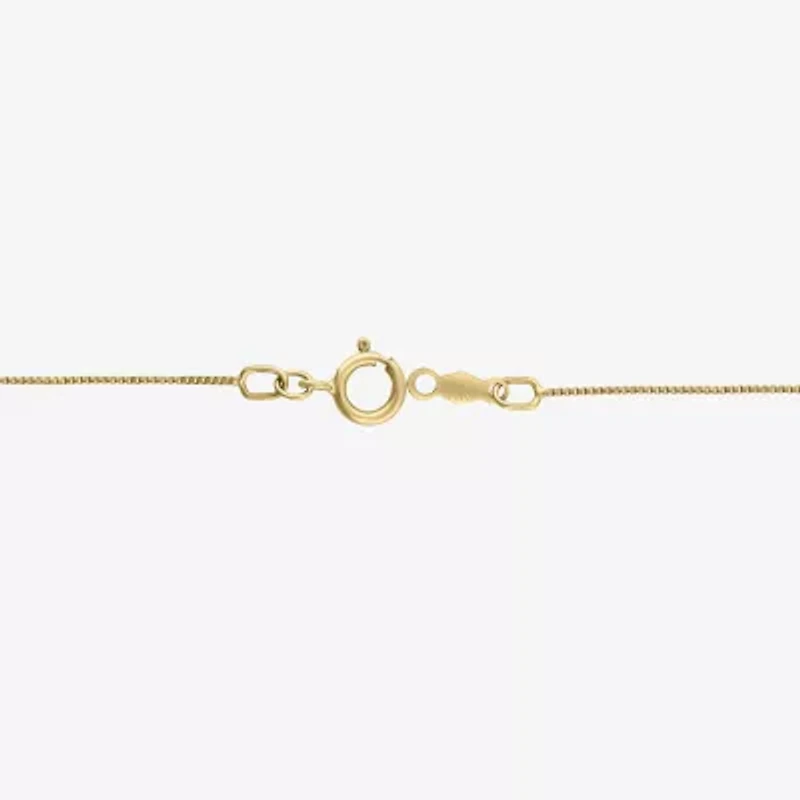 (G / Si2) Womens 1/2 CT. T.W. Lab Grown White Diamond 10K Gold 18 Inch Pendant Necklace