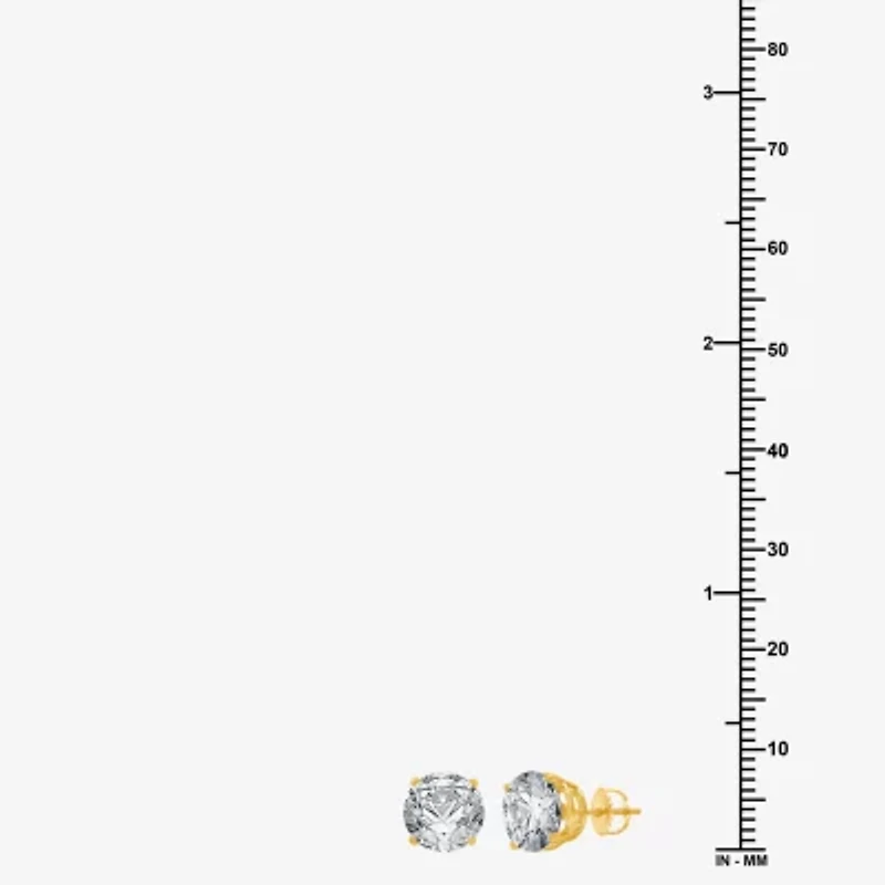 Ever Star 3 CT. T.W. Lab-Grown ( G/SI1-SI2 ) Diamond 14K Gold Round Stud Earrings
