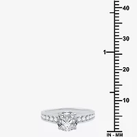 (F / SI2) Signature By Modern Bride Womens 2 1/2 CT. T.W. Lab Grown White Diamond Round Channel Bridal Set 10K Gold