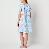 Adonna Womens Short Sleeve Scoop Neck Nightgown