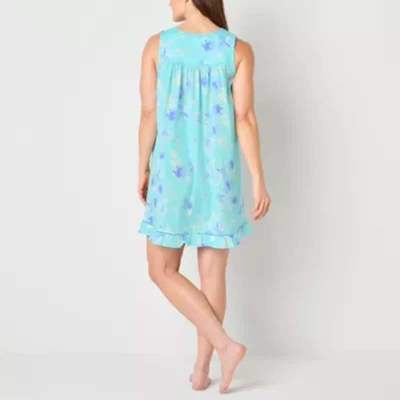 Adonna Womens Scoop Neck Short Sleeve Nightgown