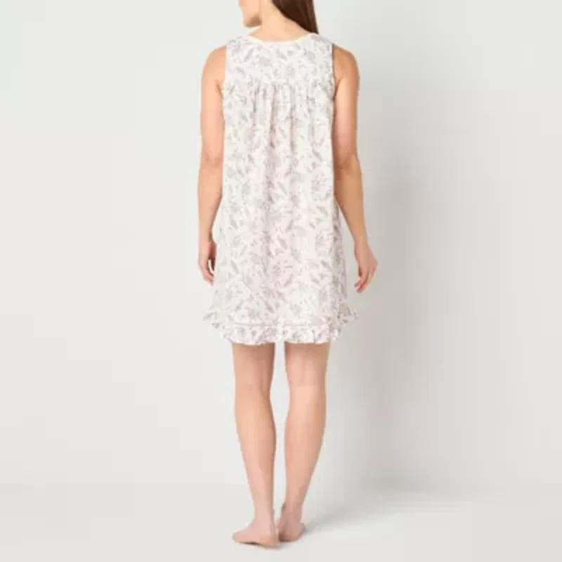 Adonna Womens Scoop Neck Short Sleeve Nightgown