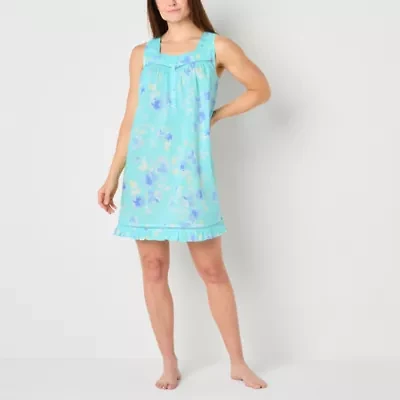 Adonna Womens Scoop Neck Short Sleeve Nightgown