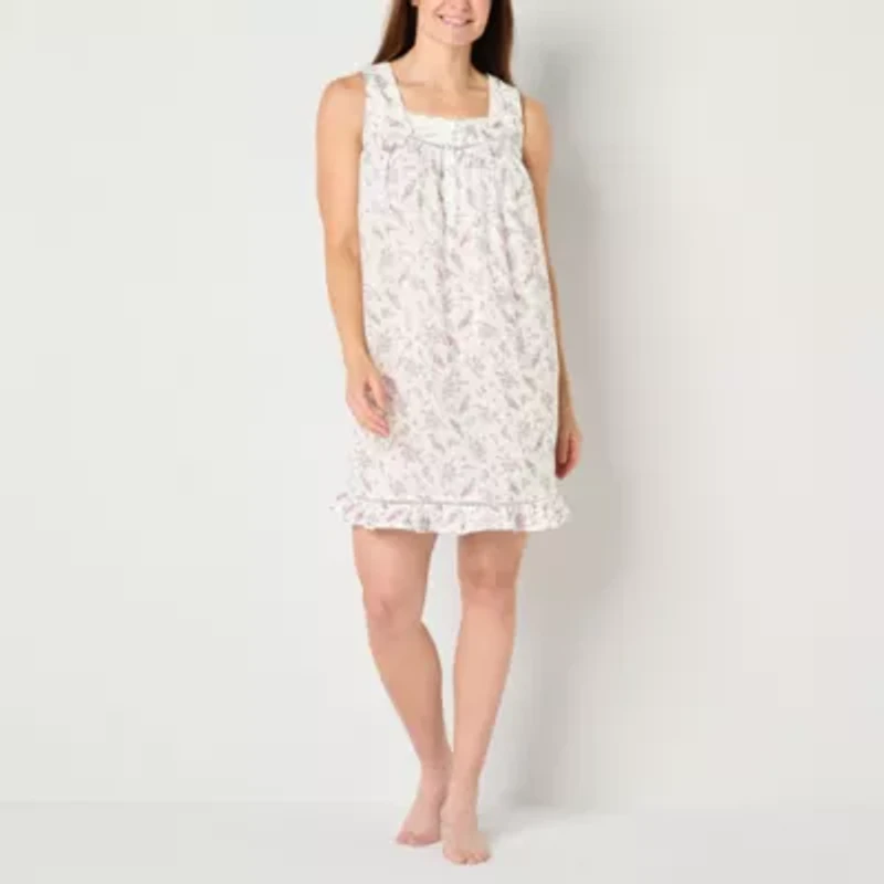 Adonna Womens Scoop Neck Short Sleeve Nightgown