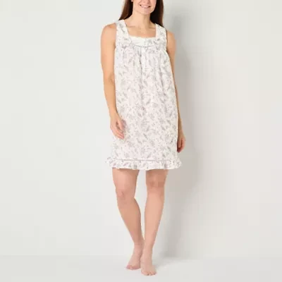 Adonna Womens Scoop Neck Short Sleeve Nightgown