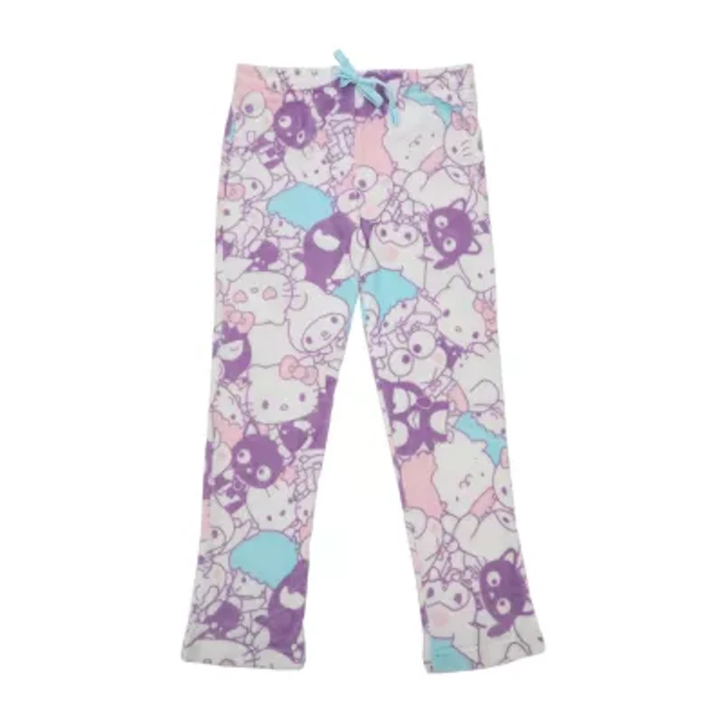 Womens Hello Kitty Plush 1 Pair Pajama Pants