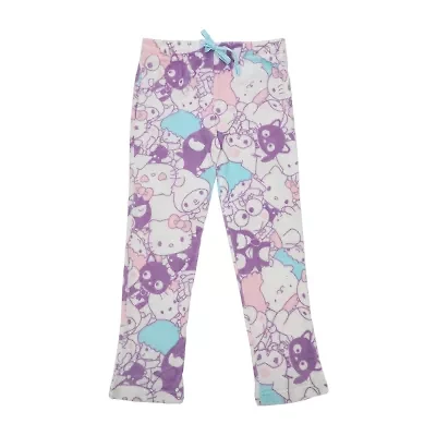 Womens Hello Kitty Plush 1 Pair Pajama Pants