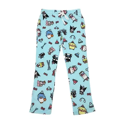 Womens Hello Kitty Plush 1 Pair Pajama Pants