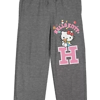 Womens Hello Kitty Plush 1 Pair Pajama Pants