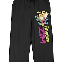 Invader Zim Doom Wom Womens Plush 1 Pair Pajama Pants