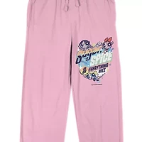 Womens Powerpuff Girls Plush 1 Pair Pajama Pants