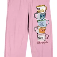 Gilmore Girls Coffee Womens Plush 1 Pair Pajama Pants