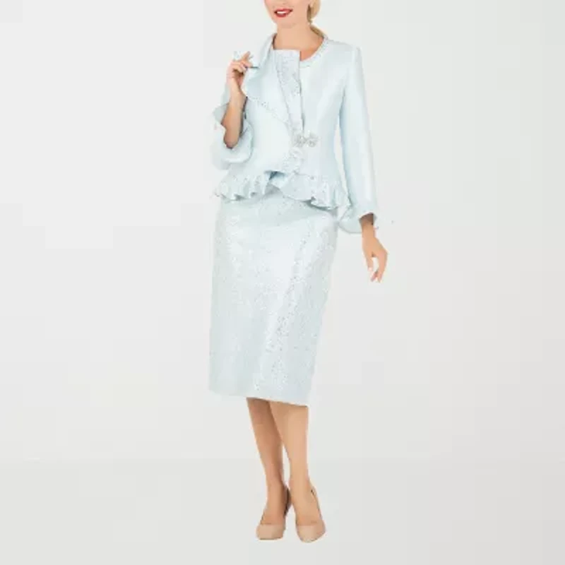 Giovanna Collection 2-pc. Skirt Suit