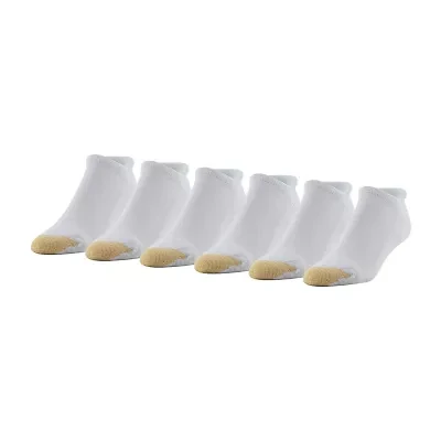 Gold Toe Heel Tab Mens Multi-Pack 6 Pair No Show Socks
