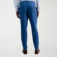 Haggar Cool Right Performance Flex Mens Comfort Waistband Slim Fit Flat Front Pant
