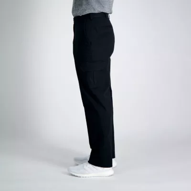 Haggar Stretch Comfort Cargo Mens Fabric Classic Fit Pant