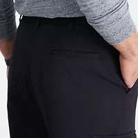 Haggar Stretch Comfort Cargo Mens Fabric Classic Fit Pant