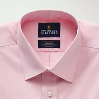 Stafford Advanced Performance Sweat Repel Mens Regular Fit Stretch Fabric Wrinkle Free Long Sleeve Dress Shirt