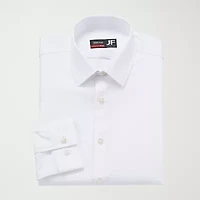 J. Ferrar 360 Stretch Performance Mens Regular Fit Fabric Long Sleeve Dress Shirt