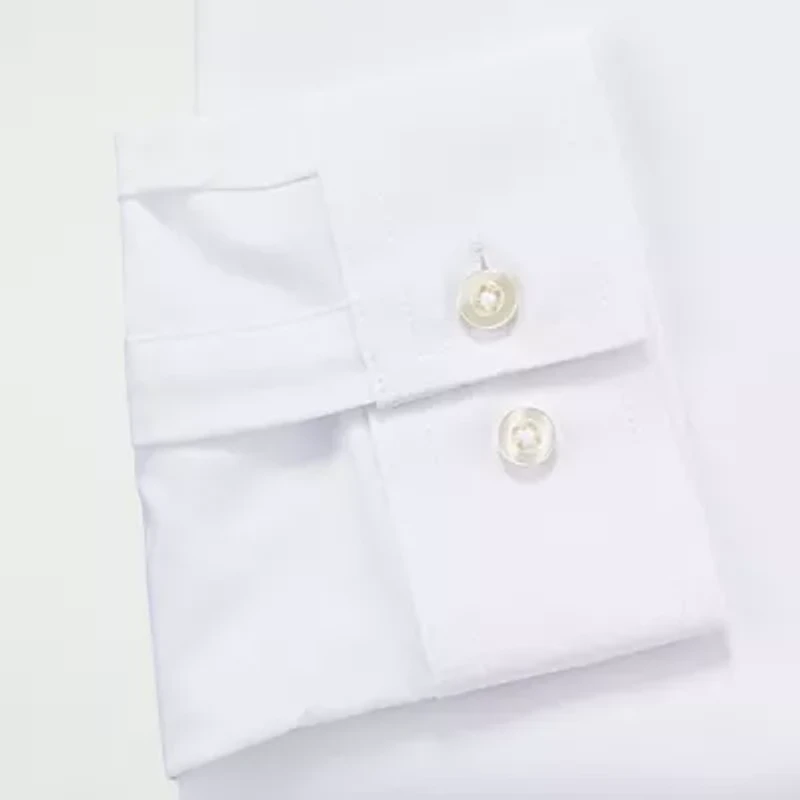 J. Ferrar Super Slim 360 Stretch Performance Mens Super Slim Fit Stretch Fabric Long Sleeve Dress Shirt