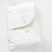 Stafford Smart Tech Mens Regular Fit Stretch Fabric Wrinkle Free Long Sleeve Dress Shirt