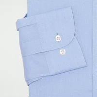 Stafford Smart Tech Mens Regular Fit Stretch Fabric Wrinkle Free Long Sleeve Dress Shirt