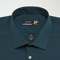 J. Ferrar 360 Stretch Performance Mens Regular Fit Fabric Long Sleeve Dress Shirt