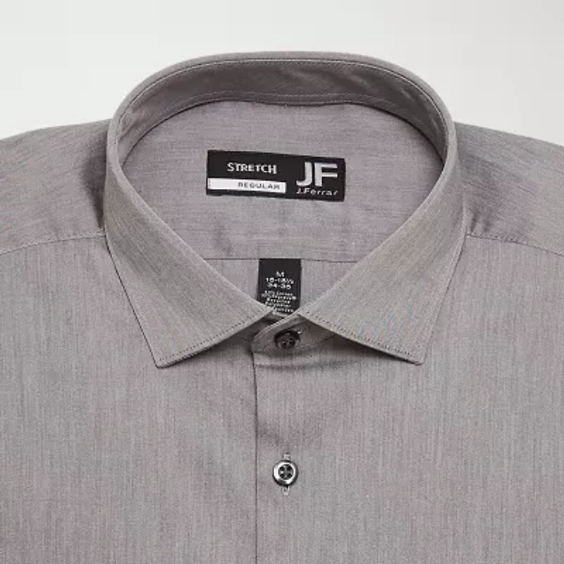 J. Ferrar Ultra Comfort Mens Regular Fit Wrinkle Free Long Sleeve Dress Shirt