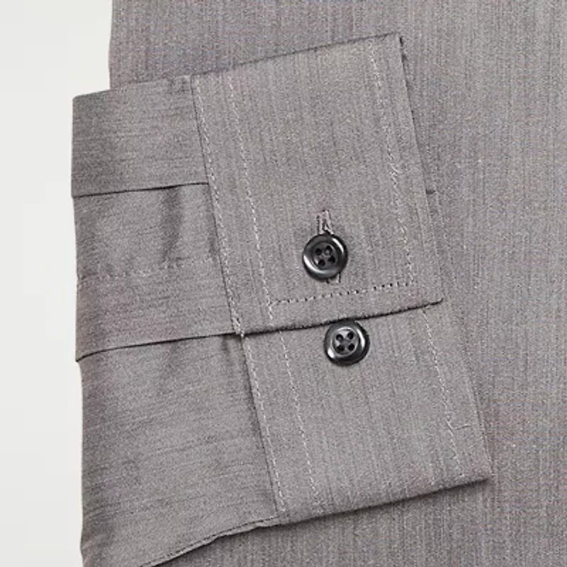 J. Ferrar Ultra Comfort Mens Regular Fit Wrinkle Free Long Sleeve Dress Shirt