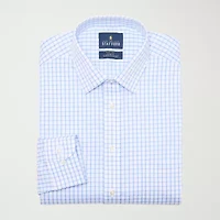 Stafford Smart Tech Mens Slim Fit Stretch Fabric Wrinkle Free Long Sleeve Dress Shirt