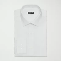 Van Heusen Everyday Defense Stain Shield Mens Regular Fit Stretch Fabric Wrinkle Free Long Sleeve Dress Shirt