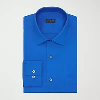Van Heusen Everyday Defense Stain Shield Mens Regular Fit Stretch Fabric Wrinkle Free Long Sleeve Dress Shirt