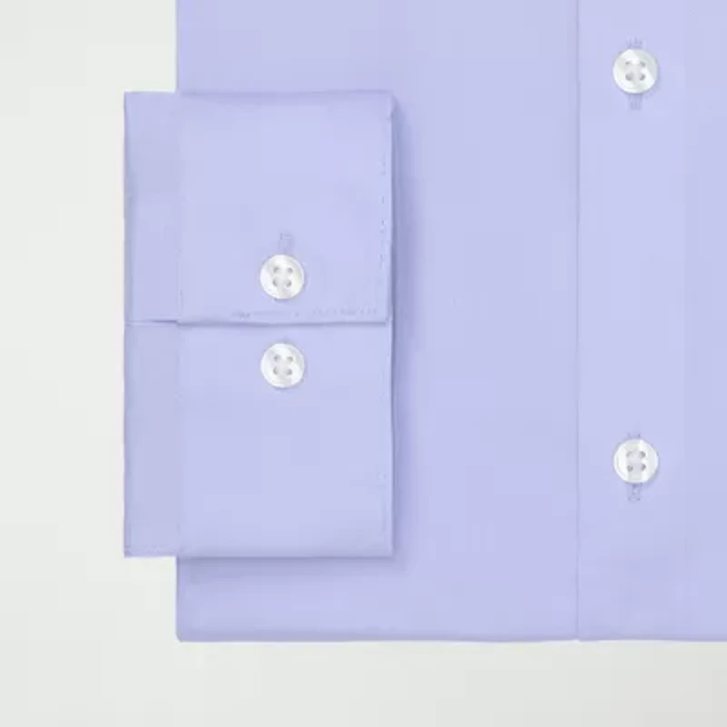 Van Heusen Ultra Wrinkle Free Mens Regular Fit Stretch Fabric Long Sleeve Dress Shirt