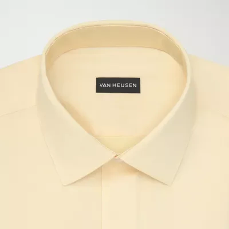 Van Heusen Ultra Wrinkle Free Mens Regular Fit Stretch Fabric Long Sleeve Dress Shirt
