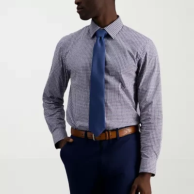 Haggar Mens Classic Fit Easy Care Long Sleeve Dress Shirt
