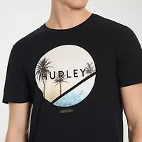 Hurley Mens Crew Neck Short Sleeve Regular Fit Graphic T-Shirt