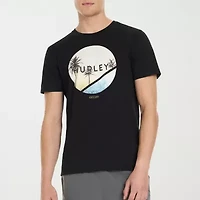 Hurley Mens Crew Neck Short Sleeve Regular Fit Graphic T-Shirt