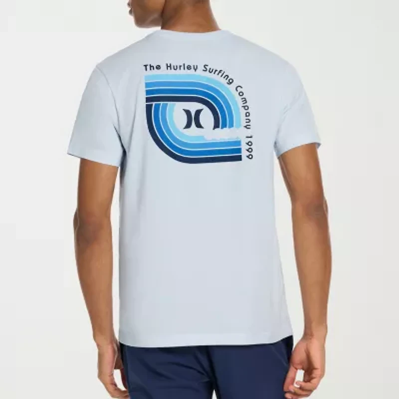 Hurley Mens Short Sleeve Regular Fit Graphic T-Shirt