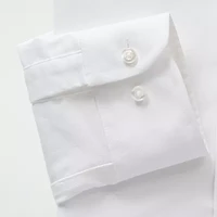 Stafford Big and Tall Coolmax All Season Oxford Mens Button Down Collar Long Sleeve Stretch Fabric Wrinkle Free Dress Shirt