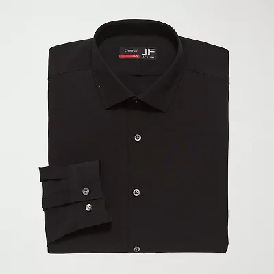 J. Ferrar Mens Big & Tall 360 Stretch Regular Fit Easy Care Fabric Long Sleeve Dress Shirt