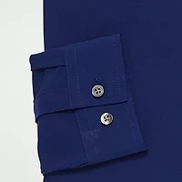 J. Ferrar Mens Big & Tall 360 Stretch Regular Fit Easy Care Fabric Long Sleeve Dress Shirt