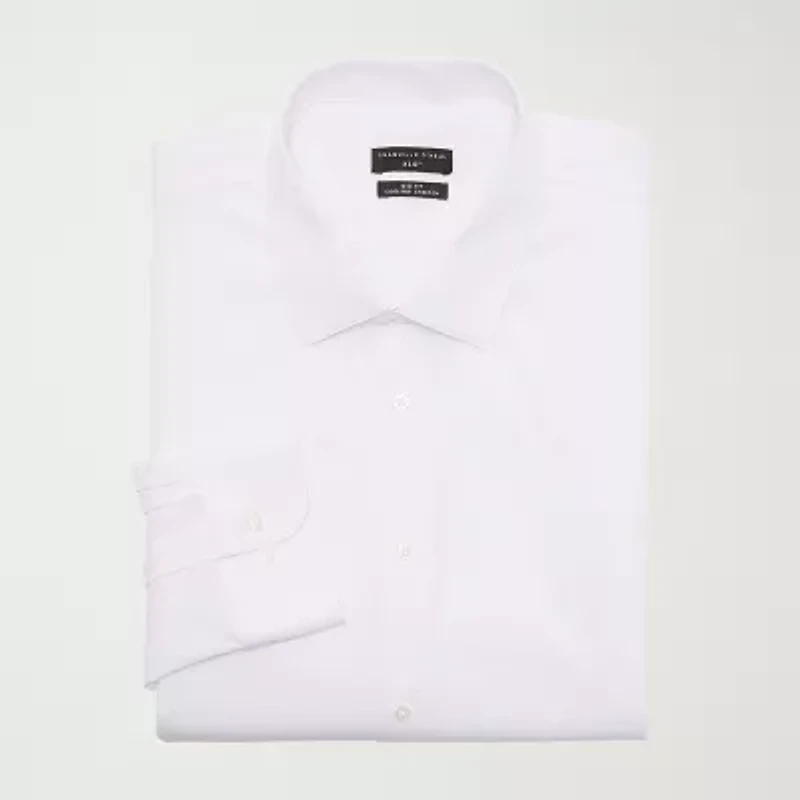 Shaquille O'Neal XLG Mens Big & Tall Regular Fit Stretch Fabric Long Sleeve Dress Shirt