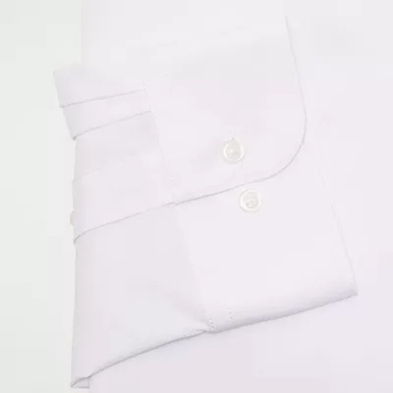 Shaquille O'Neal XLG Mens Big & Tall Regular Fit Stretch Fabric Long Sleeve Dress Shirt