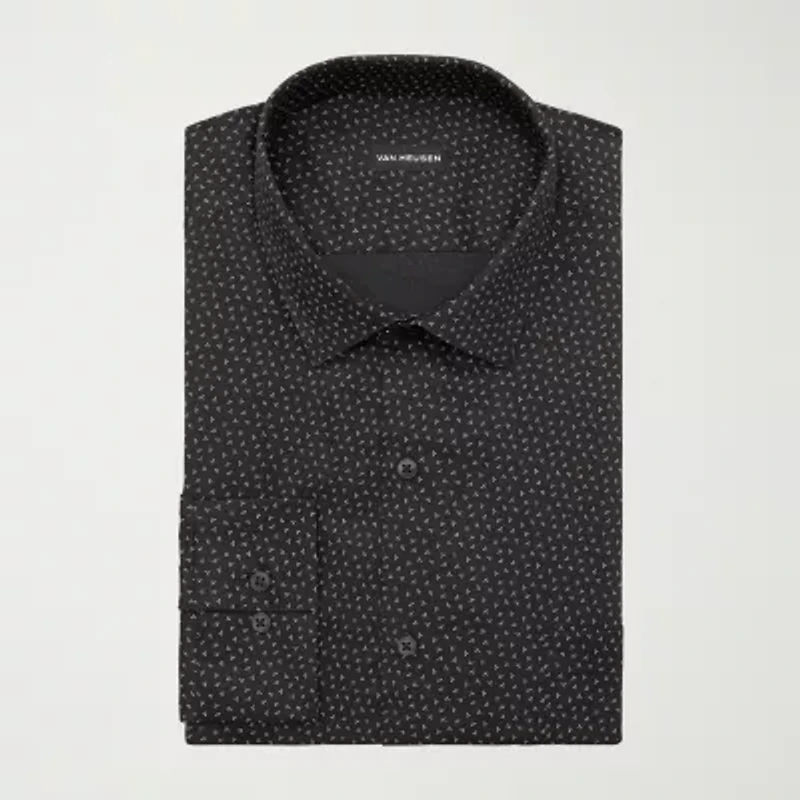 Van Heusen Big and Tall Ultra Flex Mens Regular Fit Wrinkle Free Long Sleeve Dress Shirt