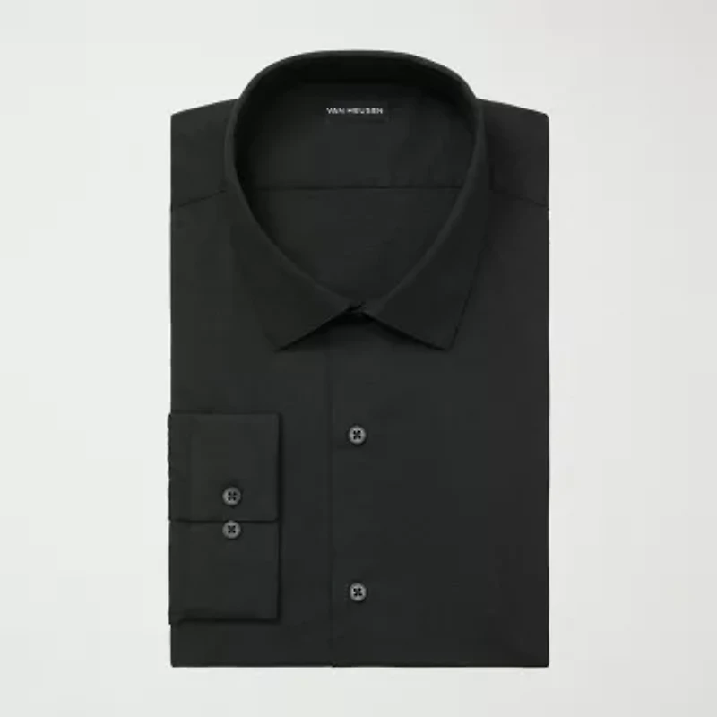Van Heusen Comfort Performance Mens Big & Tall Classic Fit Stretch Fabric Wrinkle Free Long Sleeve Dress Shirt