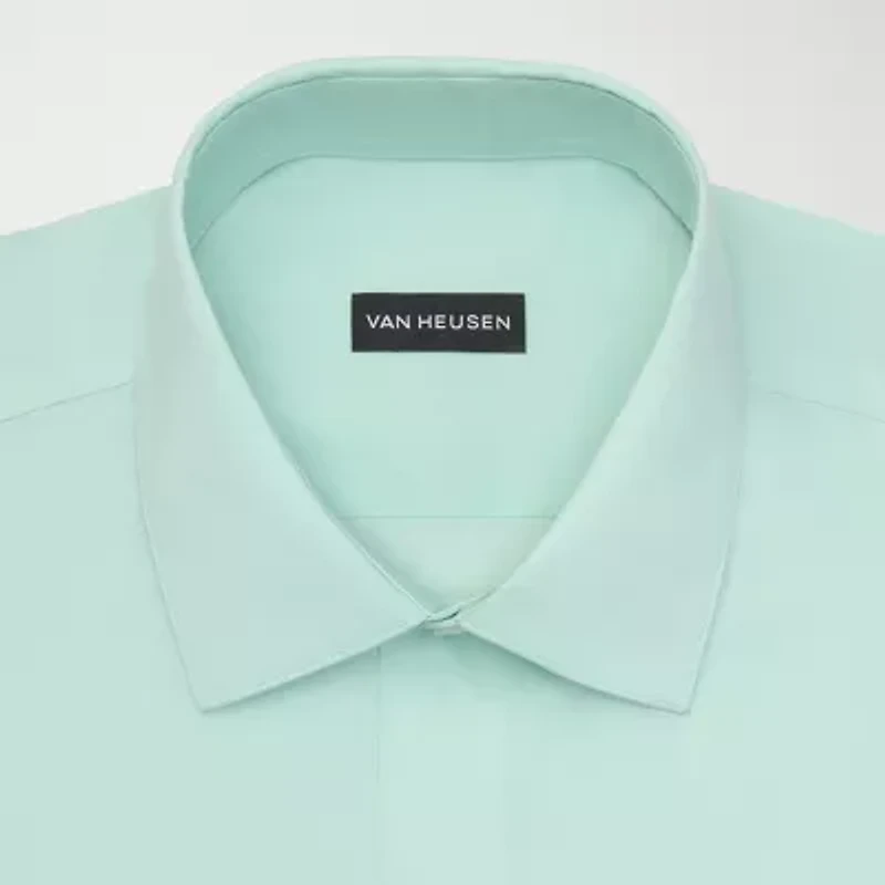 Van Heusen Ultra Wrinkle Free Mens Big & Tall Classic Fit Stretch Fabric Long Sleeve Dress Shirt