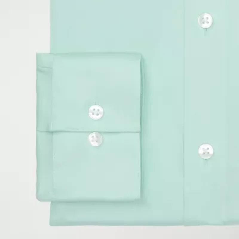 Van Heusen Ultra Wrinkle Free Mens Big & Tall Classic Fit Stretch Fabric Long Sleeve Dress Shirt