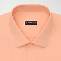 Van Heusen Big Everyday Defense Mens Regular Fit Stretch Fabric Wrinkle Free Long Sleeve Dress Shirt