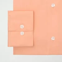 Van Heusen Big Everyday Defense Mens Regular Fit Stretch Fabric Wrinkle Free Long Sleeve Dress Shirt