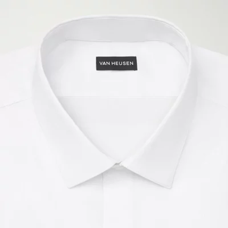 Van Heusen Everyday Defense Mens Big & Tall Classic Fit Stretch Fabric Wrinkle Free Long Sleeve Dress Shirt